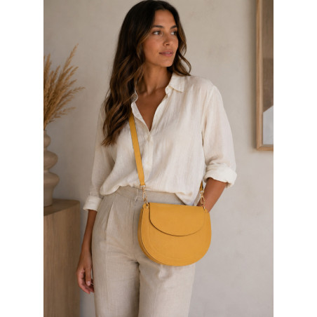 Sac bandoulière femme demi-lune – Sac à main élégant et tendance