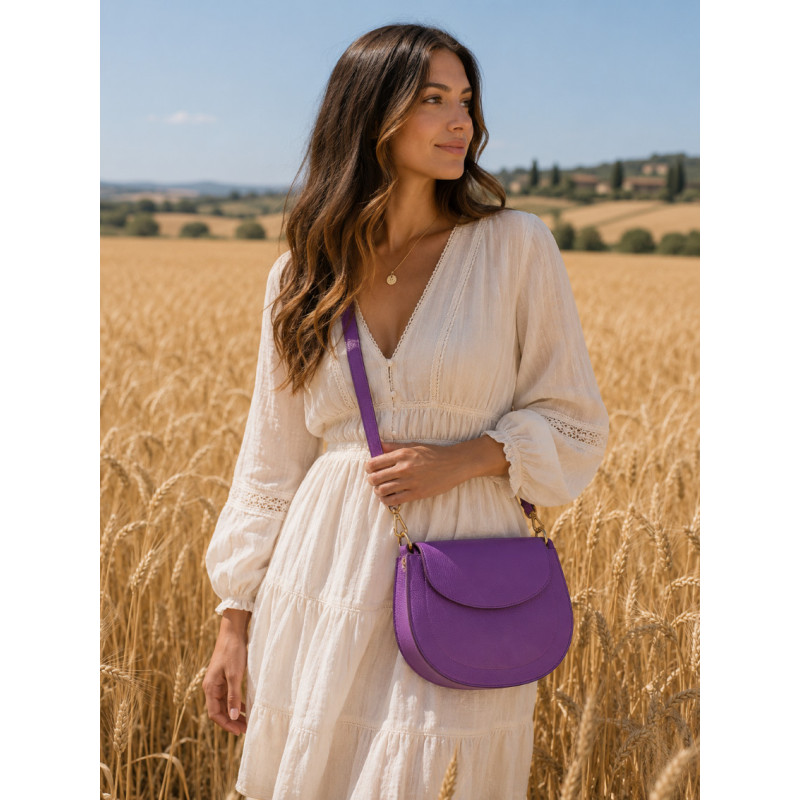 Sac bandoulière femme demi-lune – Sac à main élégant et tendance