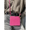 Sac bandoulière en daim cuir véritable – Sac femme élégant et intemporel