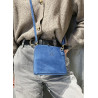 Sac bandoulière en daim cuir véritable – Sac femme élégant et intemporel