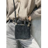 Sac bandoulière en daim cuir véritable – Sac femme élégant et intemporel