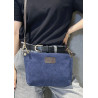 Sac bandoulière en daim cuir véritable – Sac femme chic et élégant