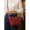 Sac bandoulière en daim cuir véritable – Sac femme chic et élégant