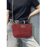 Sac bandoulière en daim cuir véritable – Sac femme chic et élégant