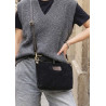 Sac bandoulière en daim cuir véritable – Sac femme chic et élégant