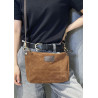 Sac bandoulière en daim cuir véritable – Sac femme chic et élégant
