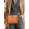 Sac bandoulière en cuir grainé véritable – Sac femme élégant et intemporel