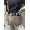 Sac bandoulière en cuir grainé véritable – Sac femme élégant et intemporel