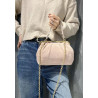 Sac bandoulière en daim avec fermoir vintage – Sac femme élégant en cuir véritable