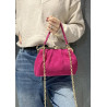 Sac bandoulière en daim avec fermoir vintage – Sac femme élégant en cuir véritable