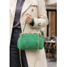 Sac bandoulière en daim avec fermoir vintage – Sac femme élégant en cuir véritable