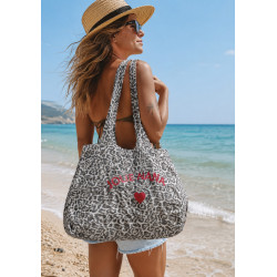 Sac Tote Bag Femme Léopard JOLIE NANA en Coton –