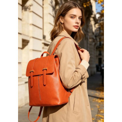 Sac à dos femme élégant – Sac à dos de ville tendance avec fermeture zippée