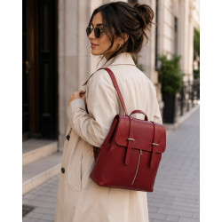 Sac à dos femme élégant – Sac à dos de ville tendance avec fermeture zippée