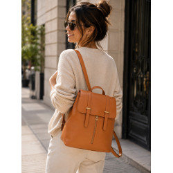 Sac à dos femme élégant – Sac à dos de ville tendance avec fermeture zippée