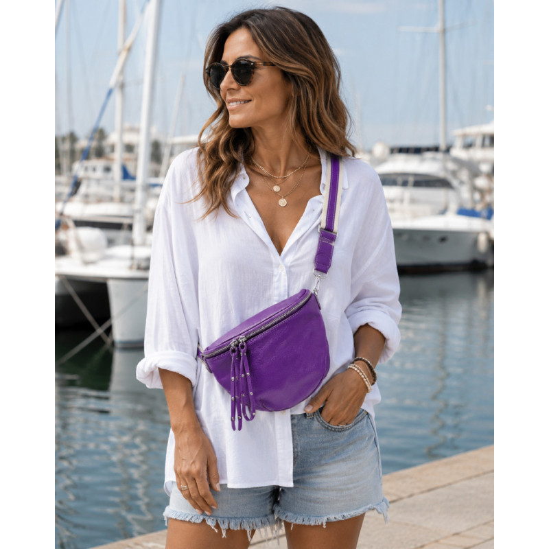 Sac Banane Femme Style Reporter 100% Cuir – Sac Bandoulière Tendance