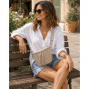 Sac Banane Style Reporter Femme Motif Tressé – 100% Cuir