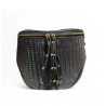 Sac Banane Style Reporter Femme Motif Tressé – 100% Cuir