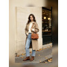 Sac Cabas Femme 100% Cuir Souple – Sac à Main Plissé Tendance