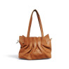 Sac Cabas Femme 100% Cuir Souple – Sac à Main Plissé Tendance