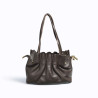 Sac Cabas Femme 100% Cuir Souple – Sac à Main Plissé Tendance