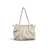 Sac Cabas Femme 100% Cuir Souple – Sac à Main Plissé Tendance