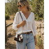 Petit Sac Bandoulière Femme Motif Animal – Sac Tendance avec Chaîne Dorée