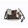 Petit Sac Bandoulière Femme Motif Animal – Sac Tendance avec Chaîne Dorée