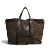Grand Sac Cabas Femme 30% Cuir et 70% Daim – Sac Shopping Tendance