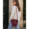 Sac Bandoulière en Daim Femme – Sac à Main en Cuir et Croûte de Cuir