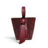 Sac Bandoulière en Daim Femme – Sac à Main en Cuir et Croûte de Cuir