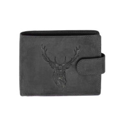 Porte-Monnaie Cerf en Cuir Vieilli