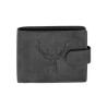 Porte-Monnaie Cerf en Cuir Vieilli