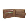 Porte-monnaie Canard en cuir vachette – Motif chasse au gibier d’eau
