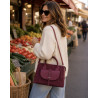 Sac à main femme 100% cuir – Sac à main noir élégant et intemporel