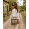 Sac à main femme 100% cuir – Sac à main noir élégant et intemporel