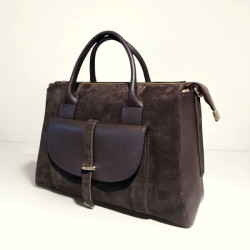 Sac à main femme 100% cuir – Sac à main noir élégant et intemporel