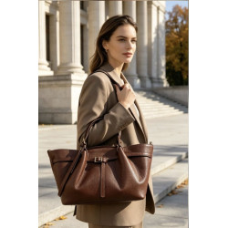 Sac bandoulière femme 100% cuir – Cabas élégant et pratique