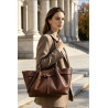 Sac bandoulière femme 100% cuir – Cabas élégant et pratique