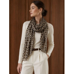 Foulard Femme Léopard Imprimé – Écharpe Tendance