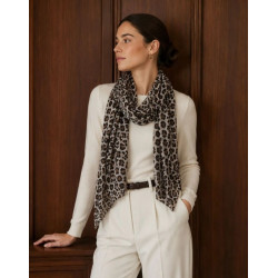 Foulard Femme Léopard Imprimé – Écharpe Tendance