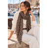 Foulard Femme Léopard Imprimé – Écharpe Tendance