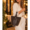 Sac Bandoulière en Daim Femme – Sac à Main en Cuir et Croûte de Cuir