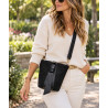 Sac Bandoulière en Daim Femme – Sac à Main en Cuir et Croûte de Cuir