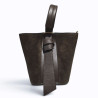 Sac Bandoulière en Daim Femme – Sac à Main en Cuir et Croûte de Cuir