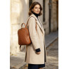 Sac à dos femme 100% cuir matelassé – Sac à dos cuir élégant »