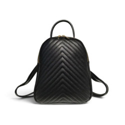 Sac à dos femme 100% cuir matelassé – Sac à dos cuir élégant »