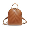 Sac à dos femme 100% cuir matelassé – Sac à dos cuir élégant »