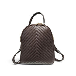 Sac à dos femme 100% cuir matelassé – Sac à dos cuir élégant »