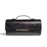 Sac à main en cuir 100% cuir métallisé  – Pochette de soirée élégante